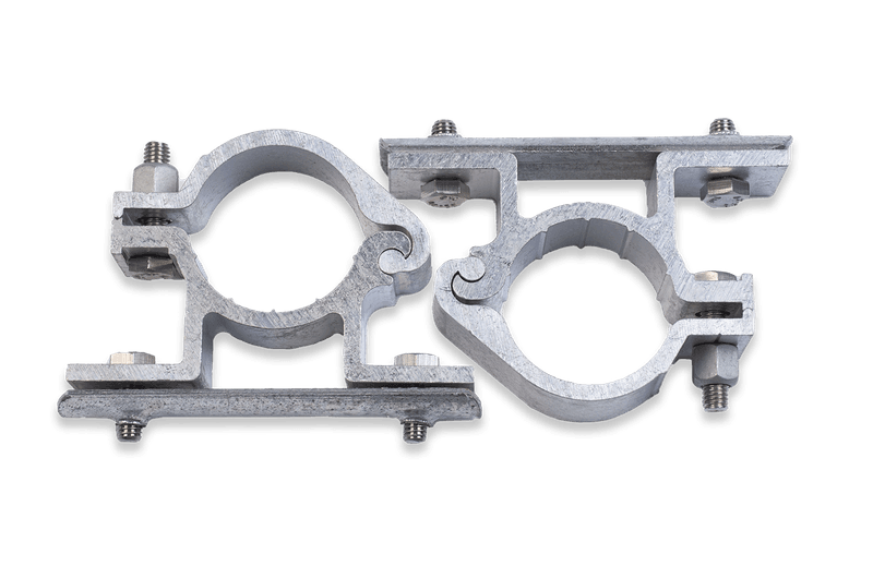 Support de panneau de signalisation standard (jeu de 2 pièces) Ø48mm