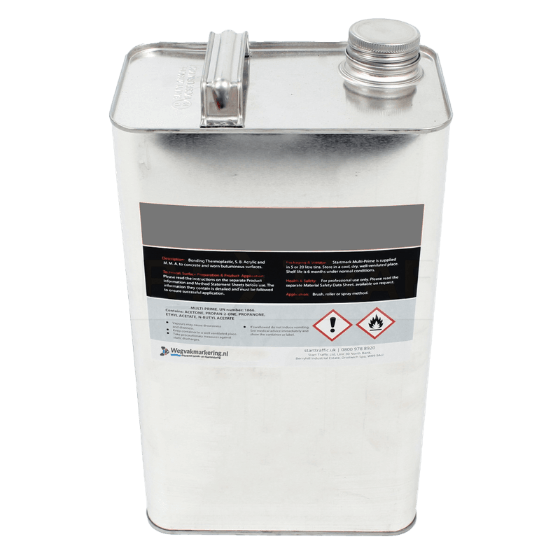 Primer voor thermoplast wegmarkering - 5 liter