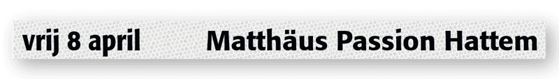 Evenementensticker - Visit Hattem - 1840x130mm