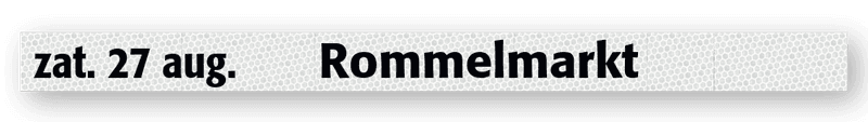 Evenementensticker - Visit Hattem - 1840x130mm