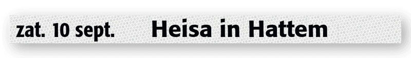 Evenementensticker - Visit Hattem - 1840x130mm