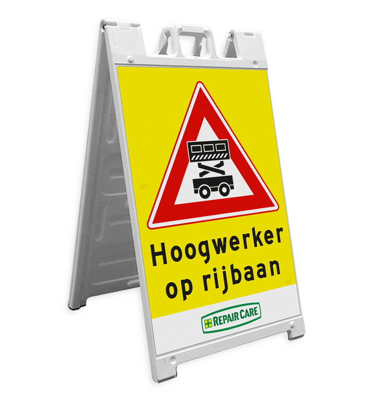CarrySign TS 635x1140mm - A-bord vol reflecterend voor evenementen