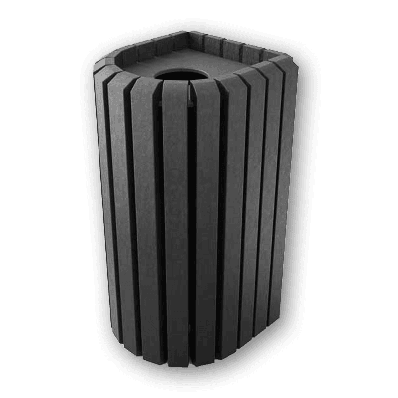 Afvalbak Mercure van gerecycled kunststof - 70 liter