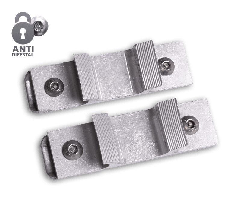 Banditbeugel anti-diefstal voor G2000 of DOR borden - (set 2 stuks) - exclusief RVS klembanden