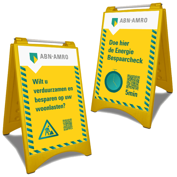 CarrySign TSY 540x940mm - beeldmaat 490x740mm - 5kg - stoepbord