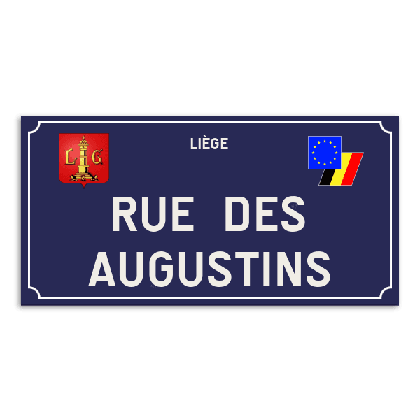 Personaliseerbaar Straatnaambord – Luik-stijl