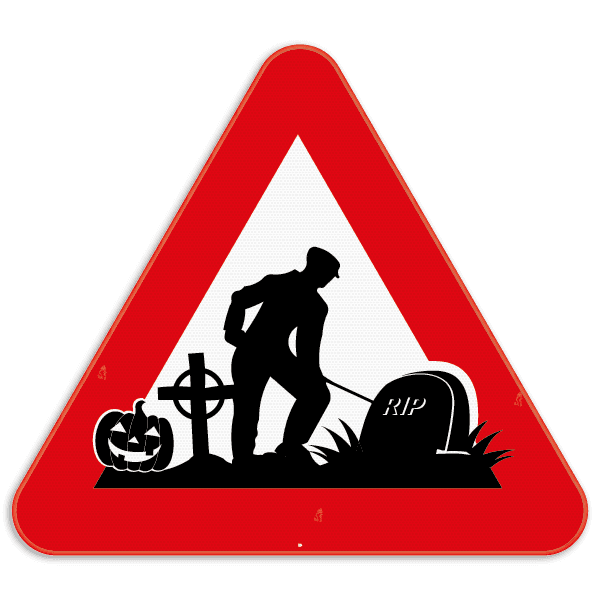 Panneau de signalisation SB250 - Entrepreneur de pompes funèbres