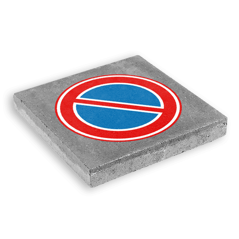 Dalle de stationnement - 300x300mm - Stationnement interdit