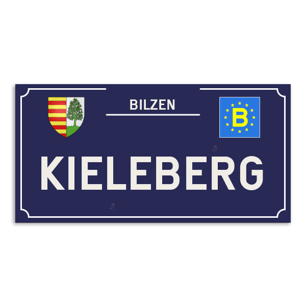 Personaliseerbaar Straatnaambord – Bilzen-stijl