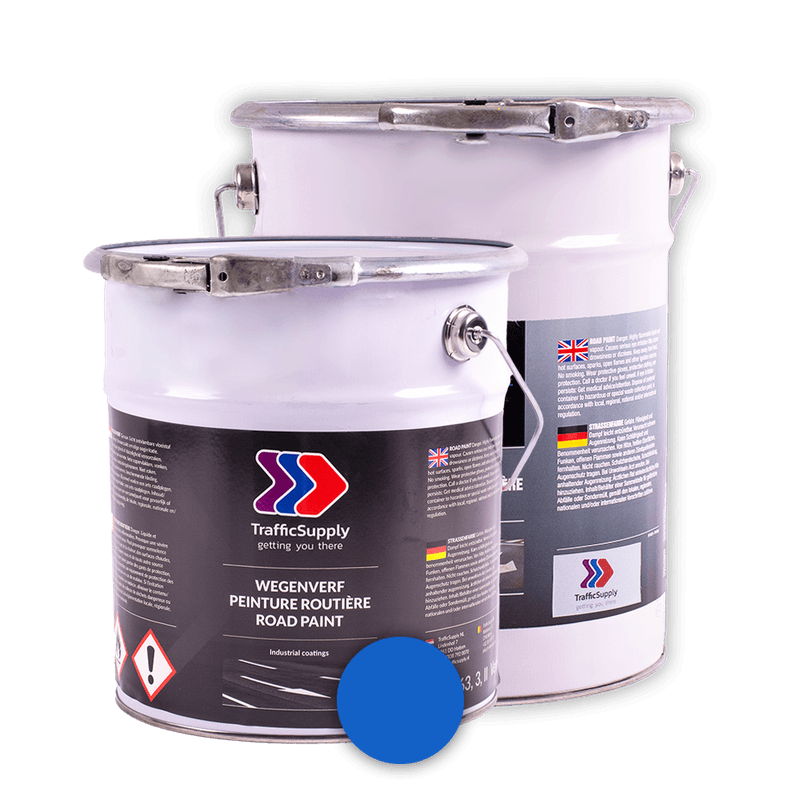Peinture routière - Seau de 6kg - bleu RAL 5017