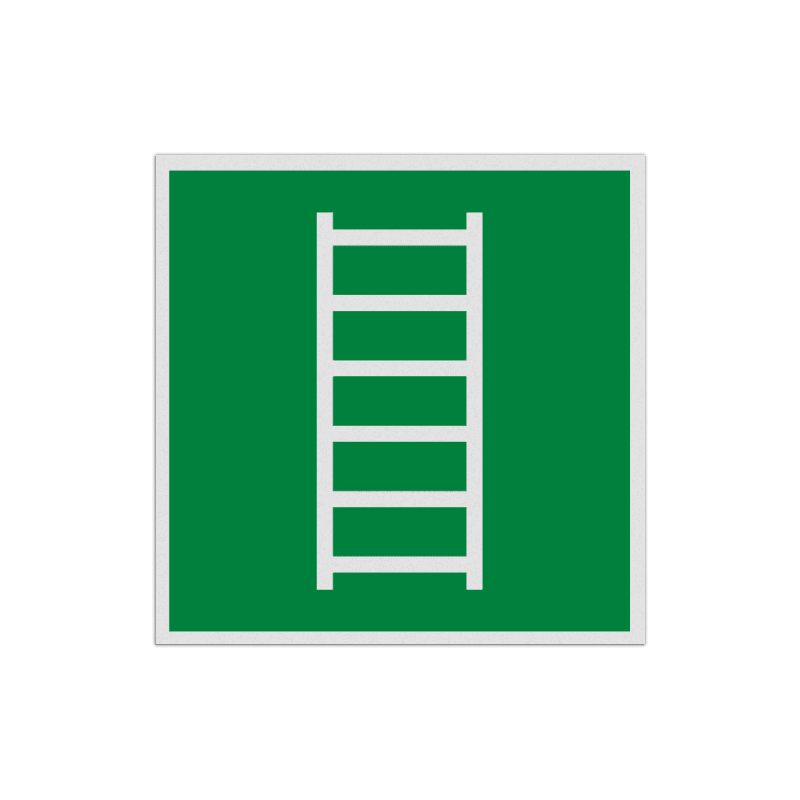 Vluchtroute bord – Nooduitgang Vluchtladder