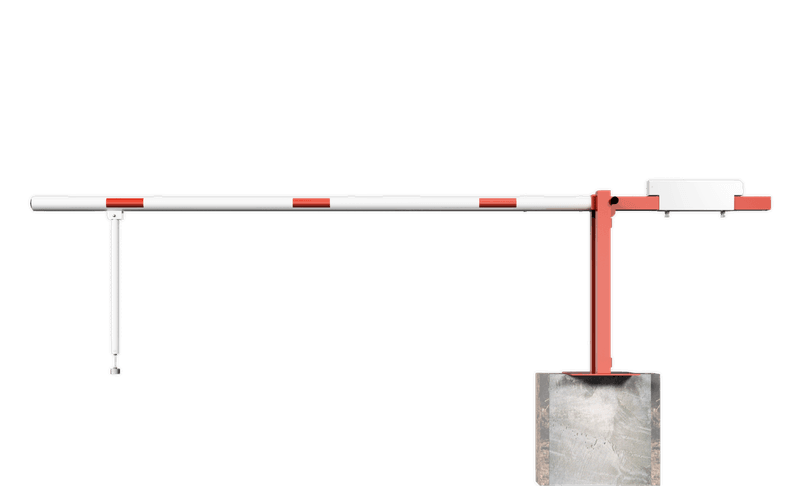 Barrière levante (SH1) - RAL3020 - Verrouillable - Avec contrepoids