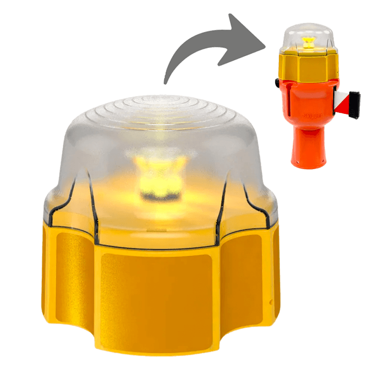 Lampe de signalisation LED Skipper pour cônes et enrouleurs