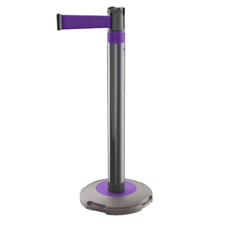 Poteau de guidage Skipper Q avec ruban de 3 mètres violet