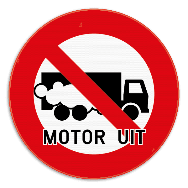 Verbordsbord SB250 - Motor uitschakelen - Vrachtwagen