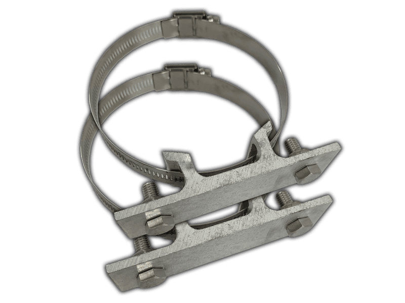 Support de fixation variable - Collier en acier inoxydable (2 pièces)
