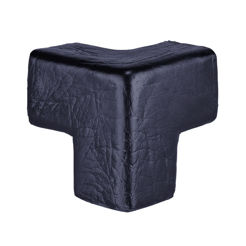 Hoekstuk kunststof 3-zijdig 26x19mm type E - zelfklevend