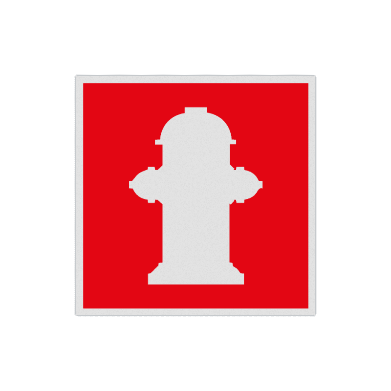 Veiligheidspictogram - Brandkraan - reflecterend