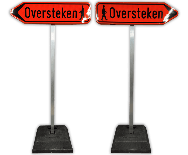 Complete set voetgangers oversteken