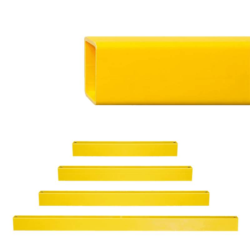 Traverse flexible TS-1 – Barrière de sécurité industrielle jaune