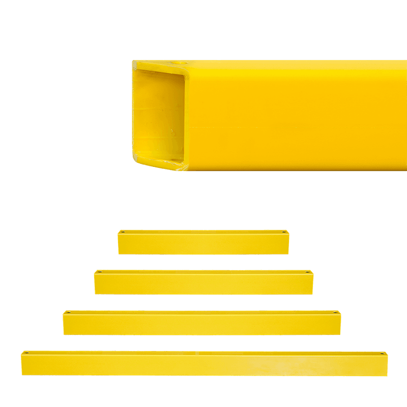 Traverse flexible TS-1 – Barrière de sécurité industrielle jaune