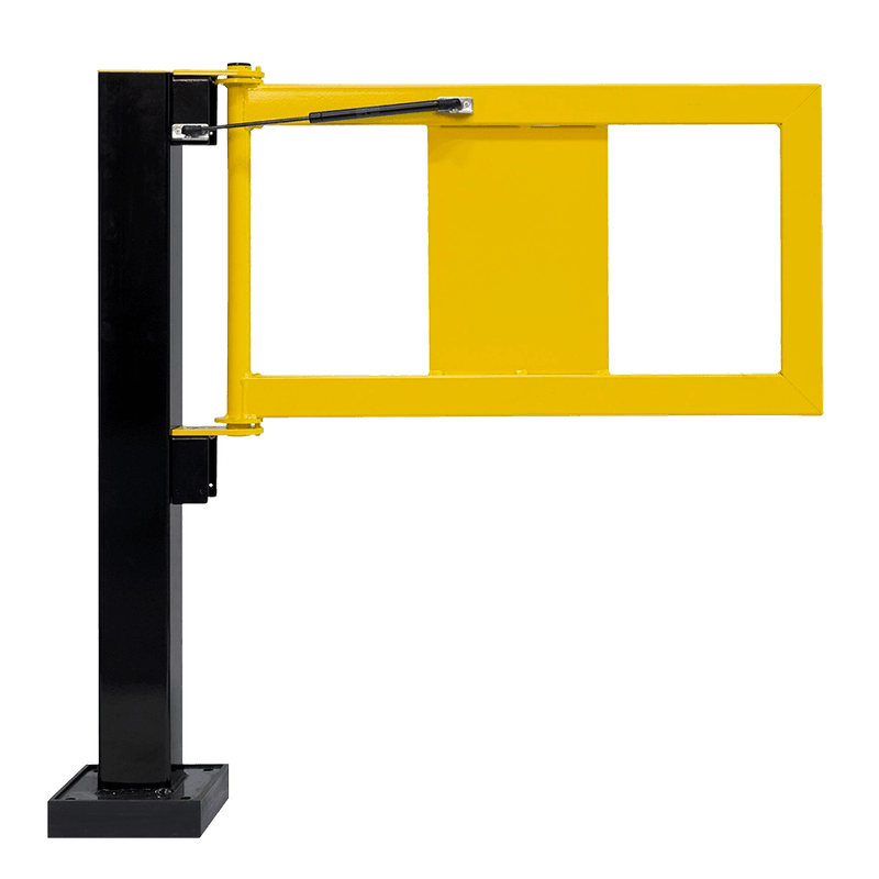Porte d’accès TS-1 avec poteau pour barrière de sécurité
