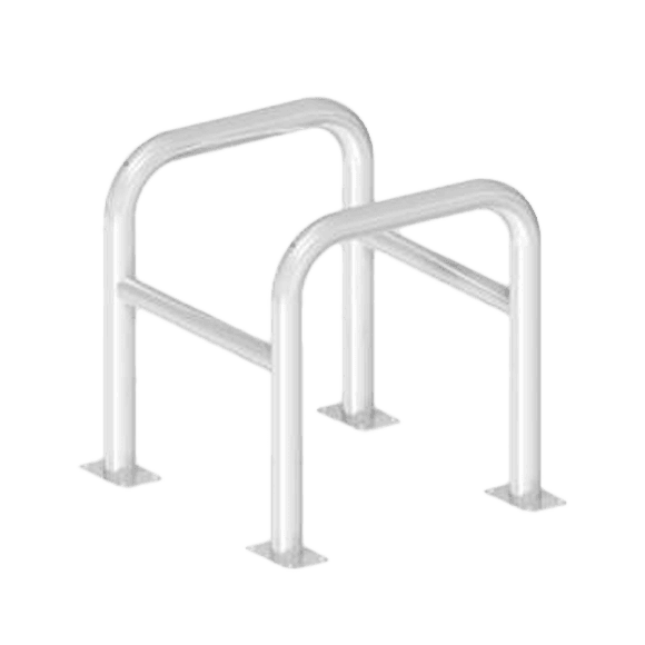 Arceau de protection galvanisé Ø 60/48 mm – Fixation au sol