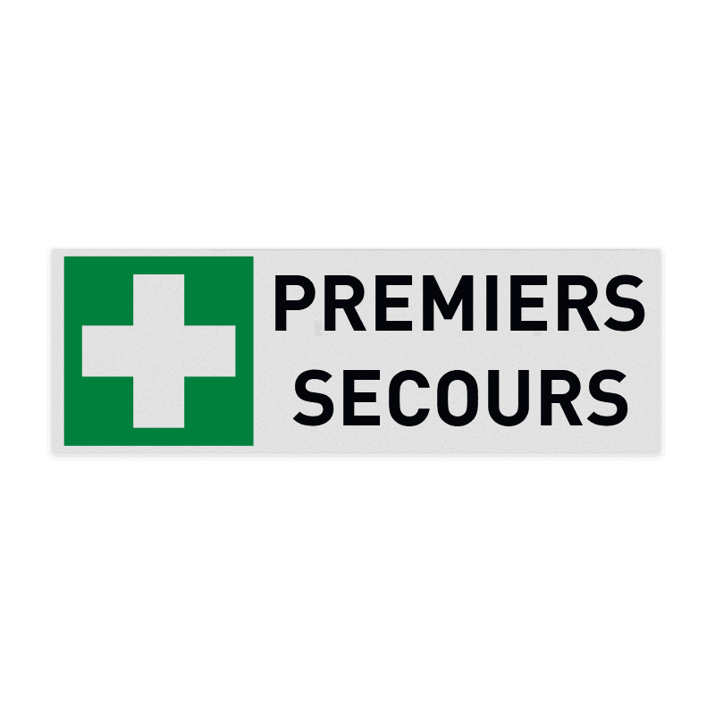 Autocollant ou panneau - E003 - Matériel de premiers secours