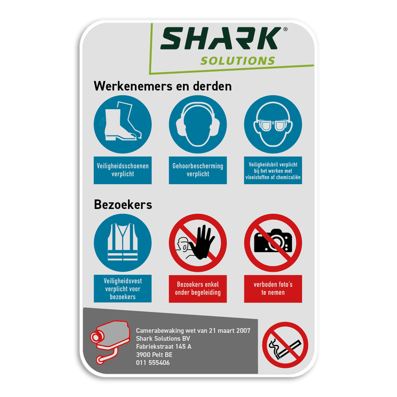 Informatiebord full-colour opdruk eigen ontwerp
