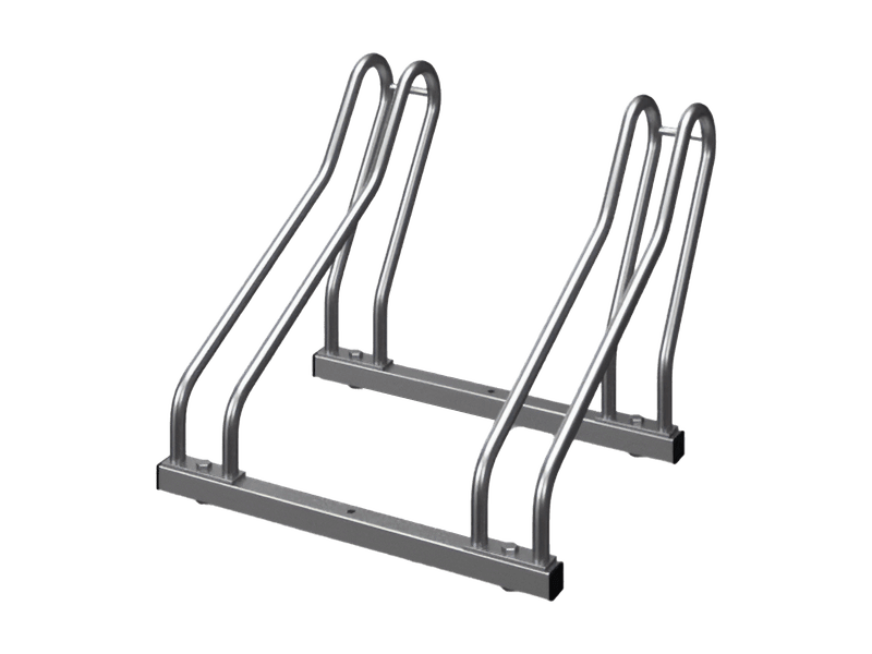 Porte-vélos en acier - 2 vélos - simple face