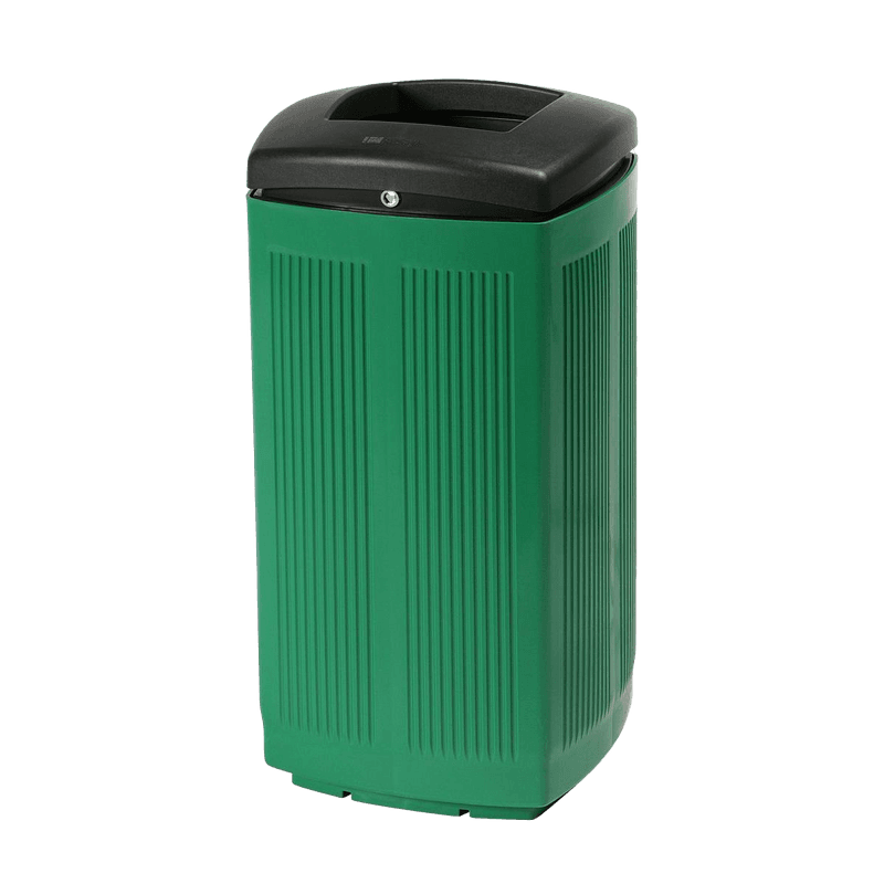 Buiten afvalbak TS-Toscana-60L kunststof, diverse kleuren - 60 liter