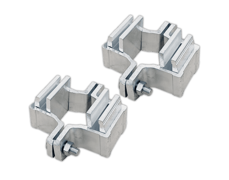 Rohrschelle doppelseitig 60mm set - Alform Verkehrsschild Halterung