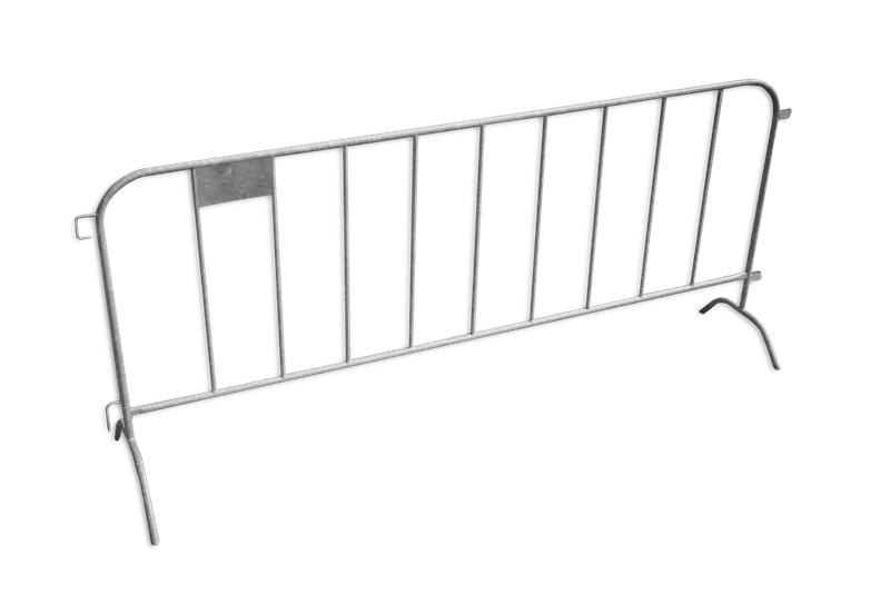 Dranghek staal 9 spijlen 250cm - 12kg lichtgewicht