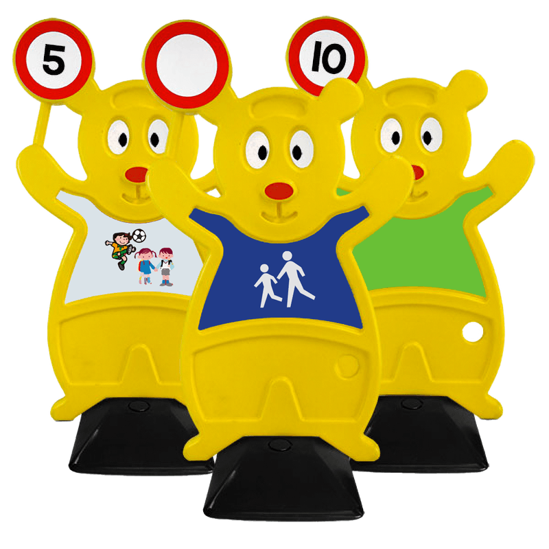 Traffic Teddy reflecterend - eigen logo/ontwerp