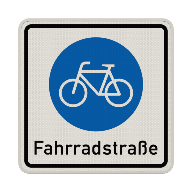 Verkehrszeichen 244.1 - Beginn einer Fahrradstraße