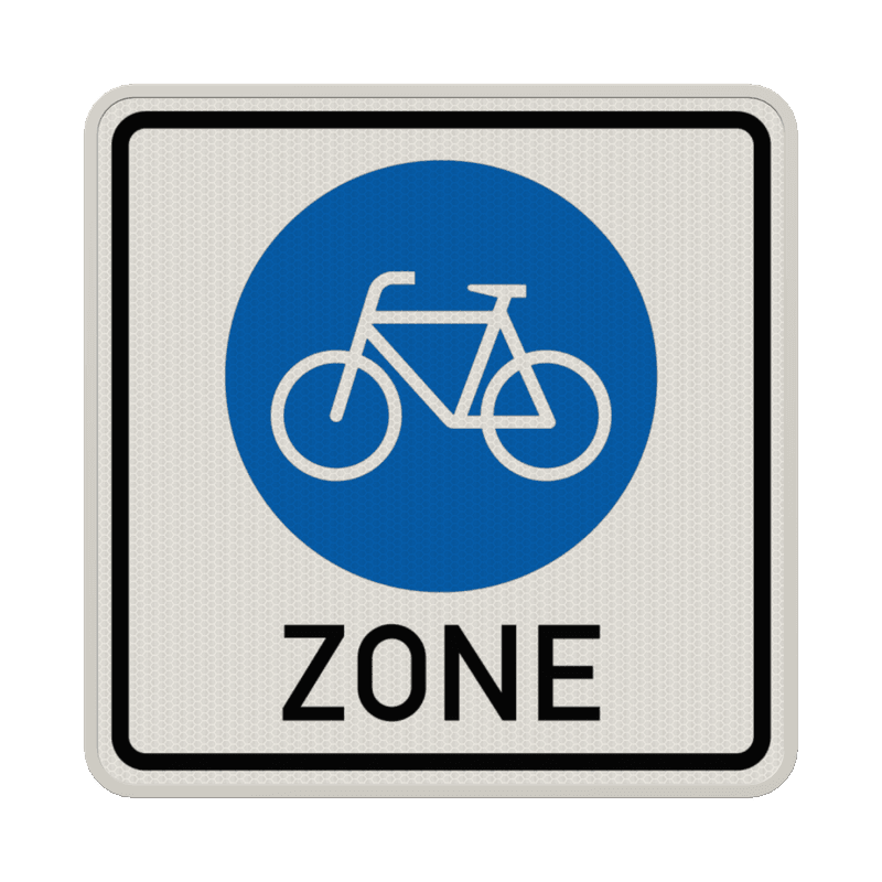 Verkehrszeichen 244.3 - Beginn einer Fahrradzone