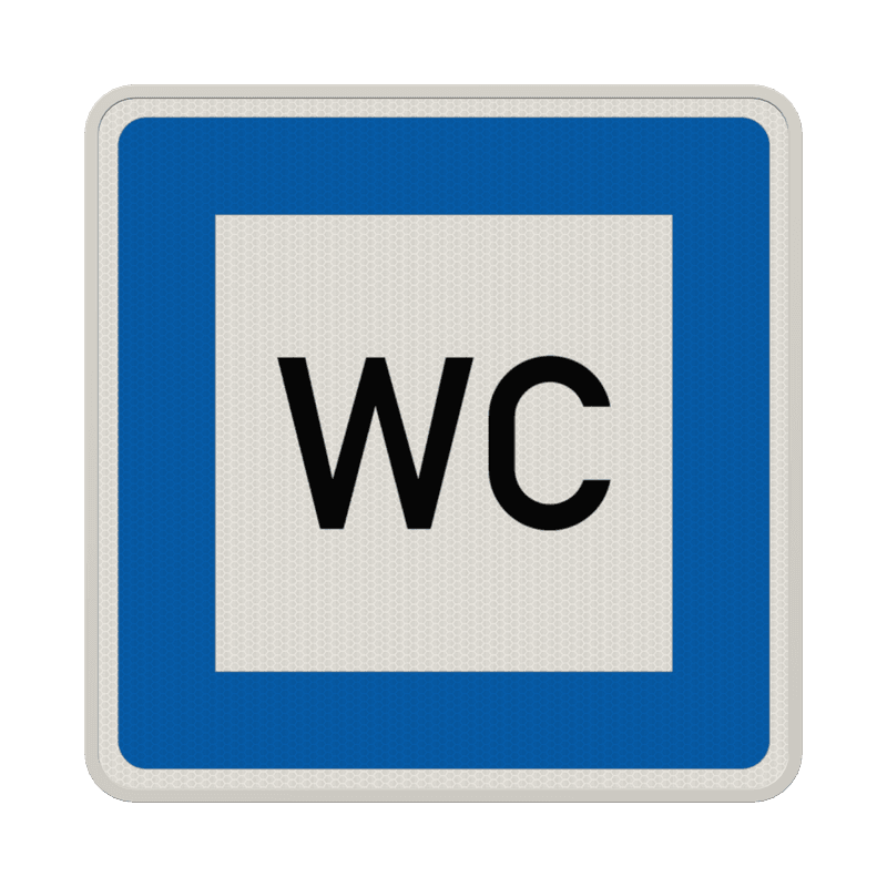 Verkehrszeichen 365-58 - Toilette