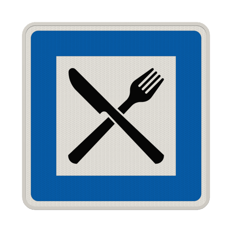 Verkehrszeichen 365-56 - Autobahngasthaus