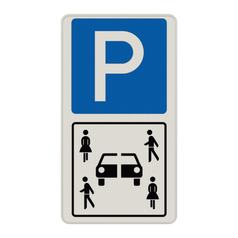 Verkehrszeichen 314-70 - Parken mit Carsharing