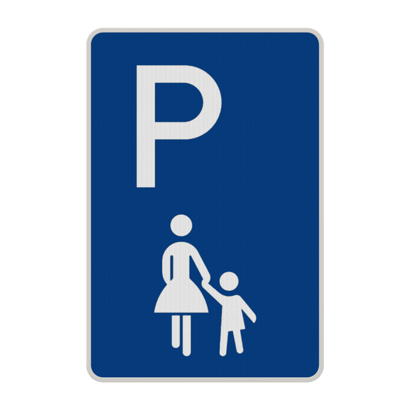 Parkschilder - Parkplatz nur für Familien