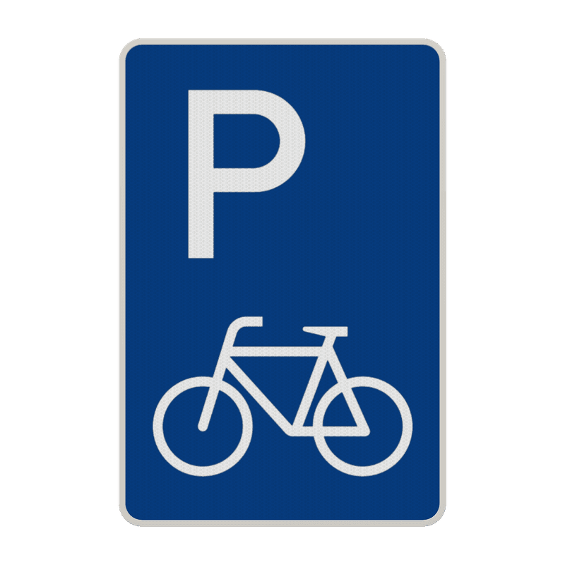 Parkschilder - Parkplatz nur für Fahrrad