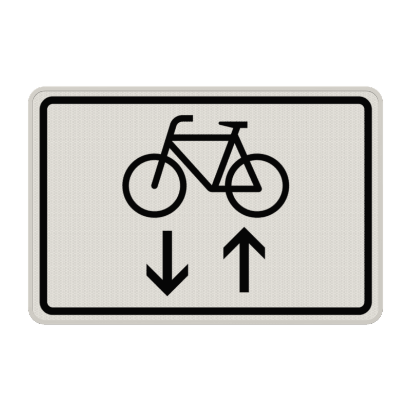 Verkehrszeichen 1000-33 - Radverkehr aus beiden Richtungen