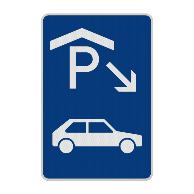 Parkschilder - Parkhaus, Parkgarage nur für Personenkraftwagen