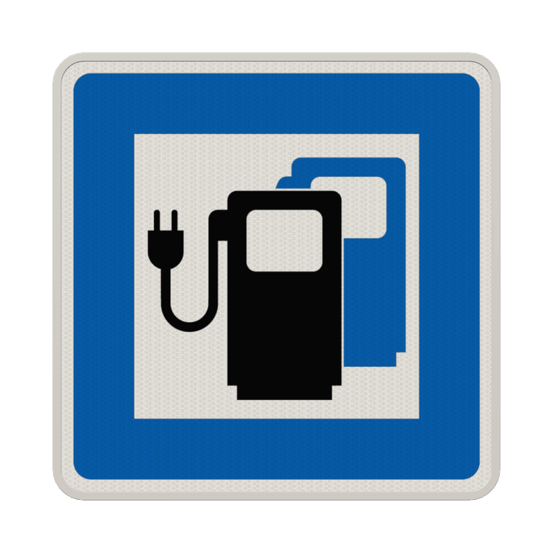 Verkehrszeichen 365-65 - Ladestation für Elektrofahrzeuge