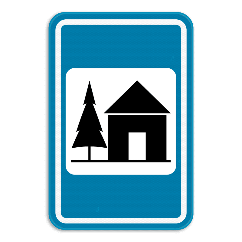Verkeersbord SB250 F75 - Jeugdherberg