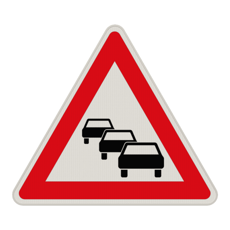 Verkehrszeichen 124 - Stau