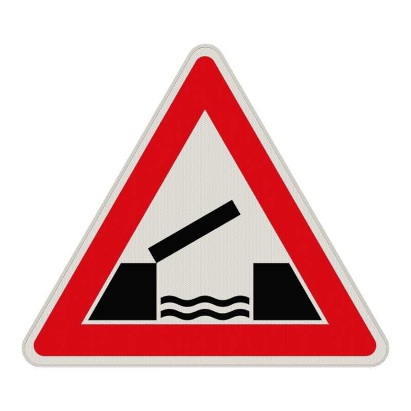 Verkehrszeichen 101-55 - Bewegliche Brücke