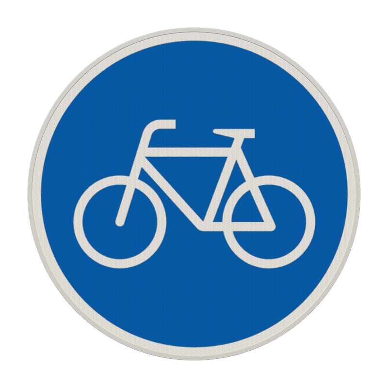 Verkehrszeichen 237 - Radweg