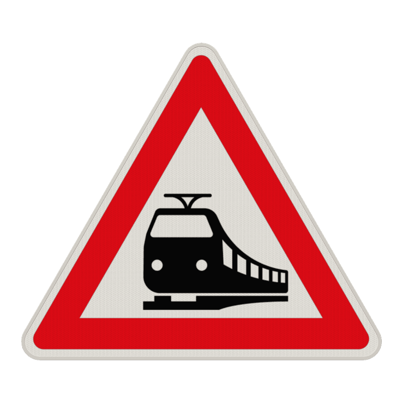 Verkehrszeichen 151 - Bahnübergang