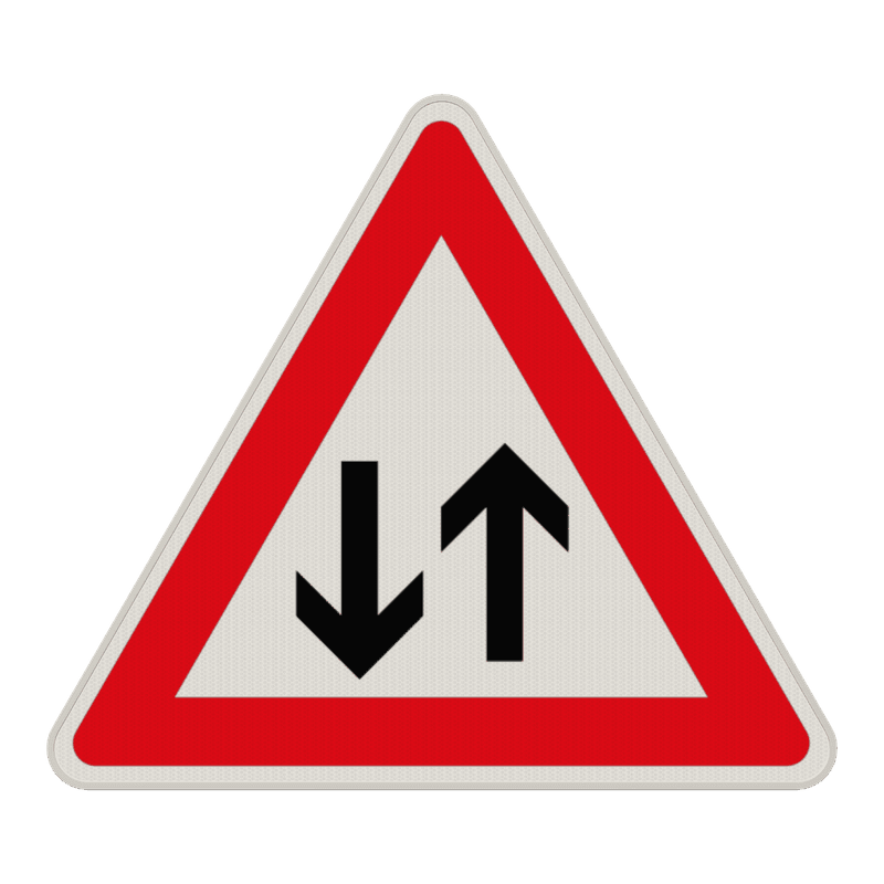 Verkehrszeichen 125 - Gegenverkehr